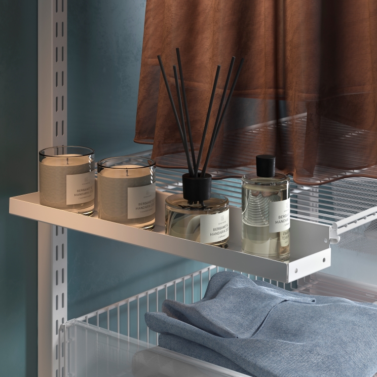 Полка боковая ПРАКТИК Home GPB-40 белая