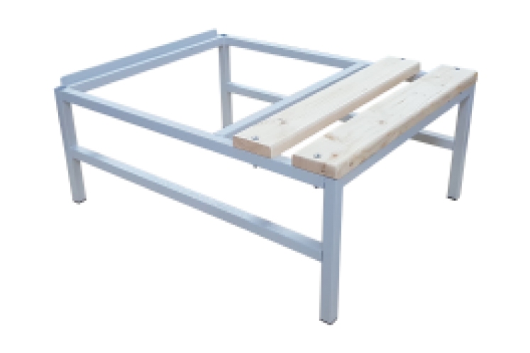 Подставка под шкаф с сидением (сосна) 330х800х770 мм